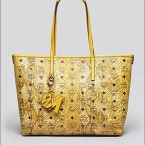 Studded snakeskin MCM BAG